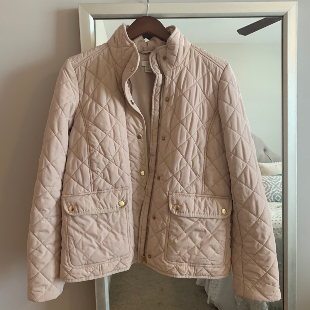 SOLD ✨J. Crew Taupe Coat Sz. M